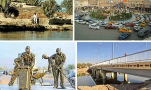 صورة من مدينة سوق الشيوخ.