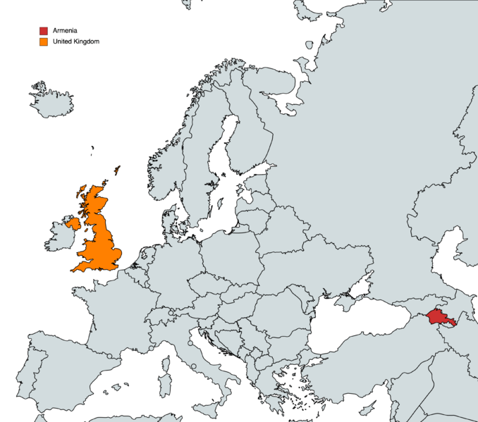 ملف:Armenia-United Kingdom Locator.png