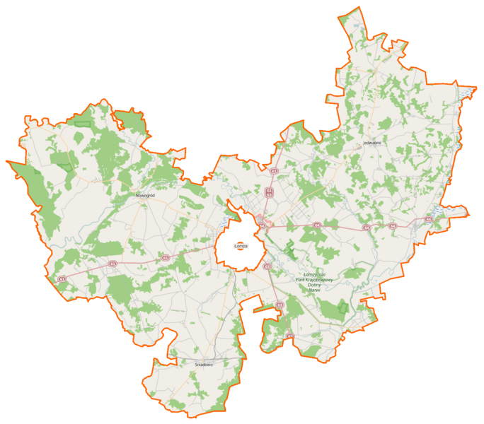 ملف:Powiat łomżyński location map.png