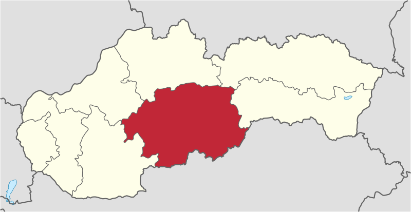 ملف:Banskobystricky kraj in Slovakia.svg