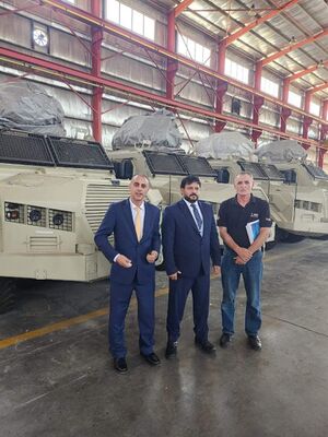 حسن صالح فرحان بن جلال العبيدي بمعرض الدفاع العالمي في الرياض 2022