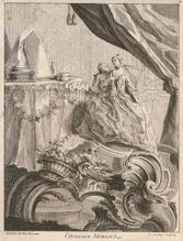 A. Avelin after Mondon le Fils. L′Heureux moment. 1736