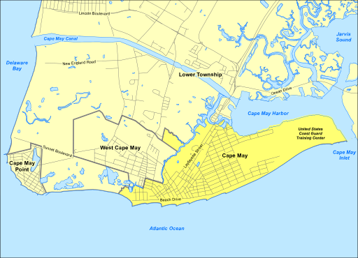 ملف:Cape May Map.svg