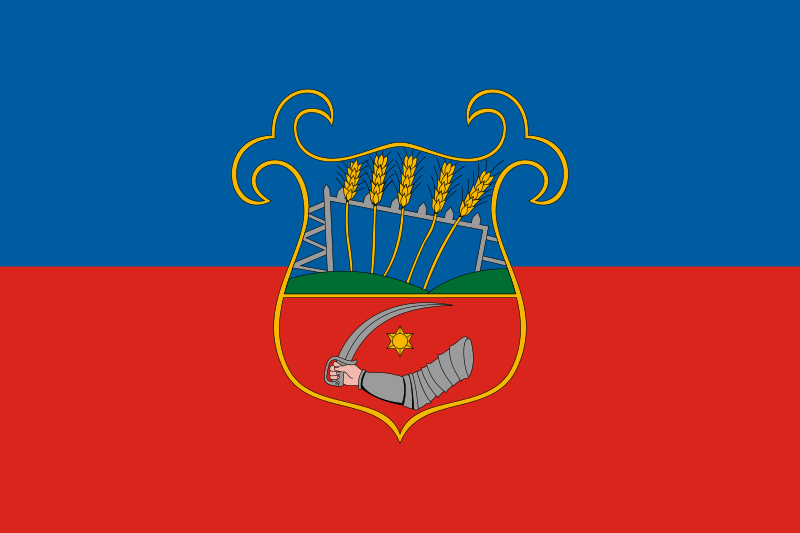 ملف:Flag of Szabadbattyán.svg