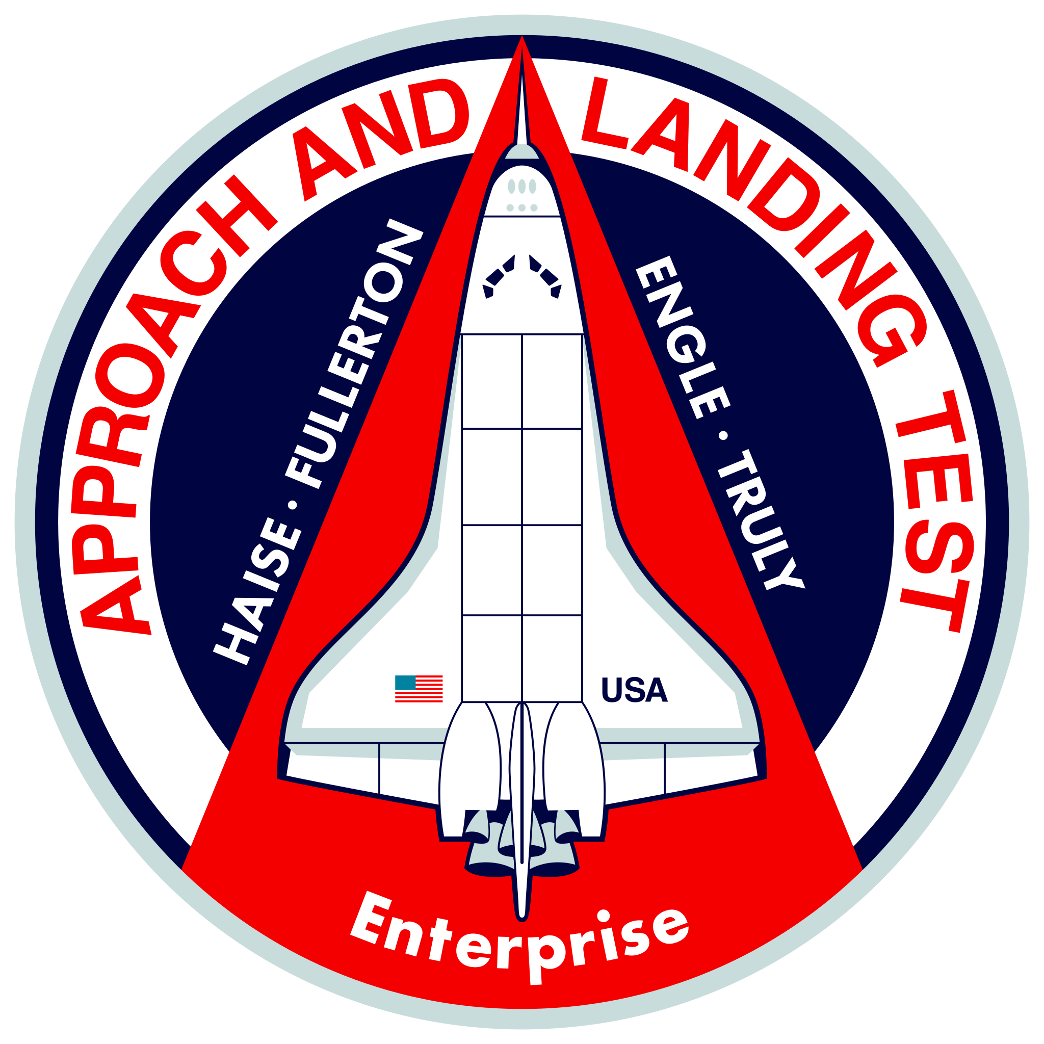 ملف:Space Shuttle Approach and Landing Test (ALT) Patch.svg - المعرفة