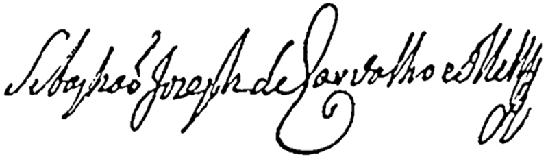 ملف:Assinatura Marquês de Pombal.png