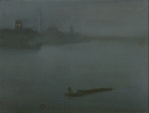 Nocturne in Blue and Silver, by James Abbott McNeill Whistler, c. 1872-1878