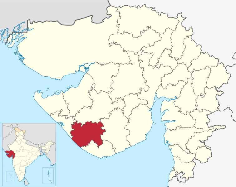 ملف:Junagadh in Gujarat (India).svg