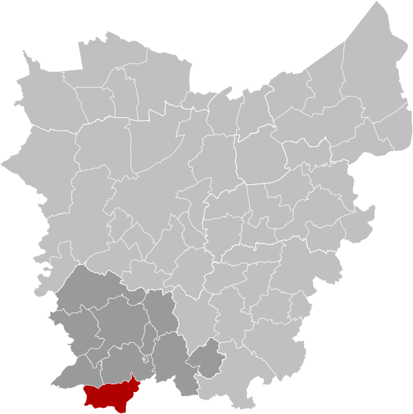 ملف:Ronse East-Flanders Belgium Map.svg