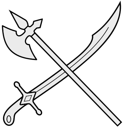 ملف:Sword and axe.svg