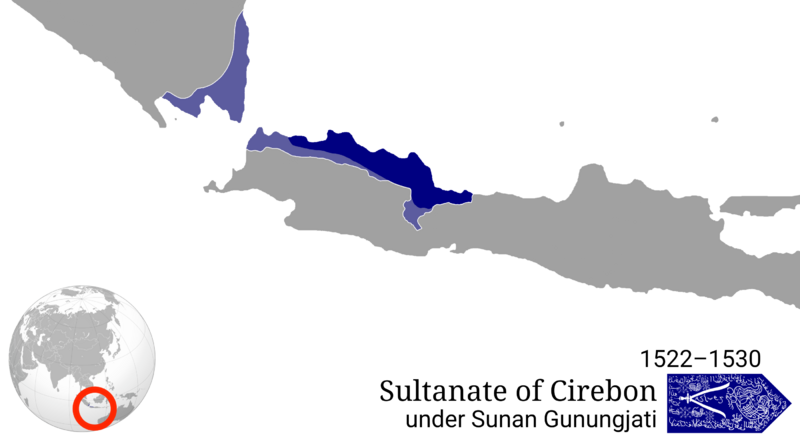 ملف:Map of 1520s Cirebon.png