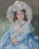 Margot in Blue (1902) by Mary Cassatt.