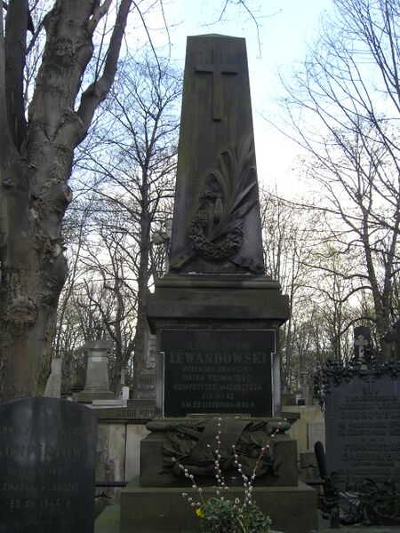 ملف:Leopold Leon Lewandowski grób.JPG