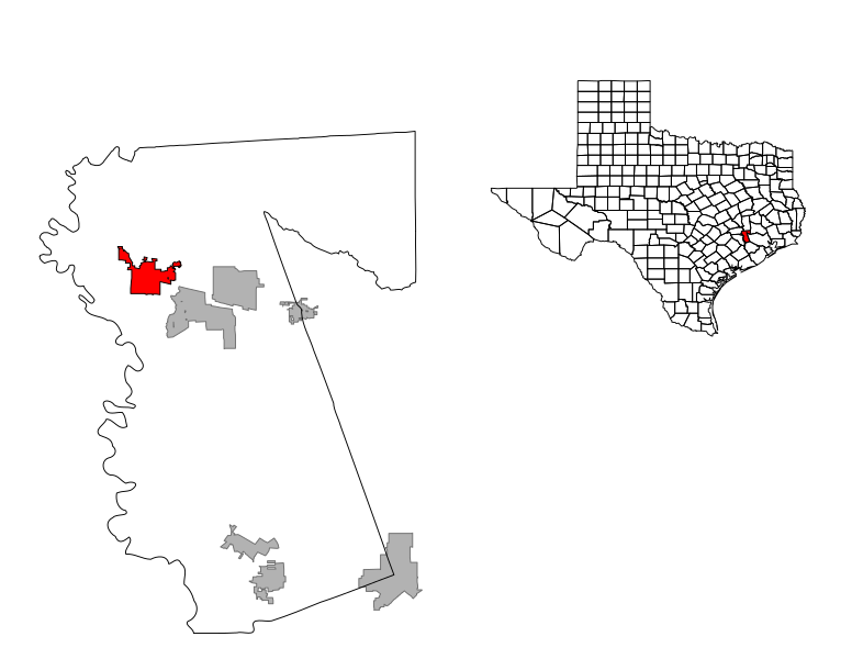 ملف:Waller County Hempstead.svg