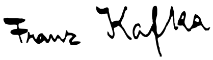 ملف:Franz Kafka's signature.svg
