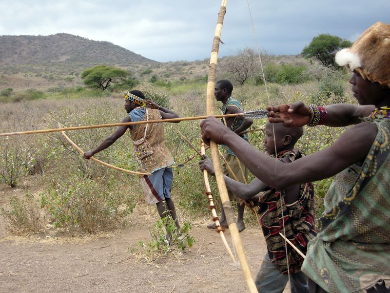ملف:Hadzabe Hunters.jpg
