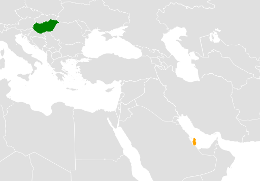 ملف:Hungary-Qatar Locator.svg