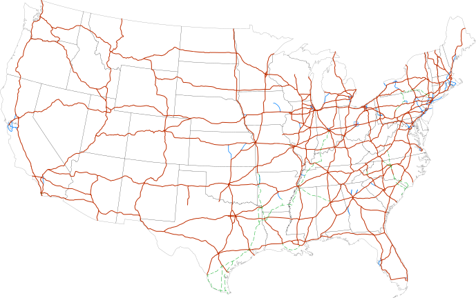 ملف:Map of current Interstates.svg