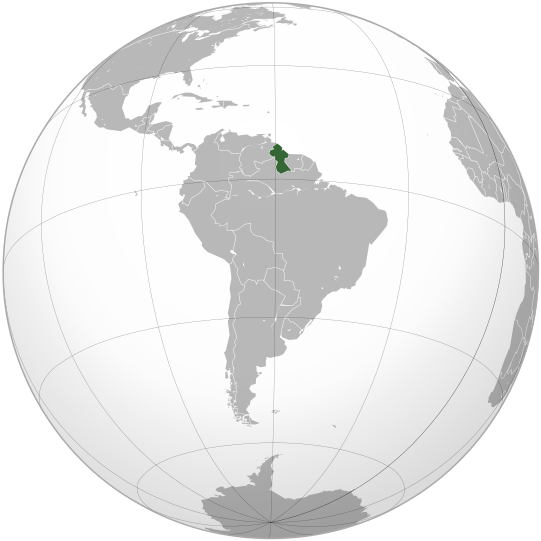 ملف:Guyana (orthographic projection).svg