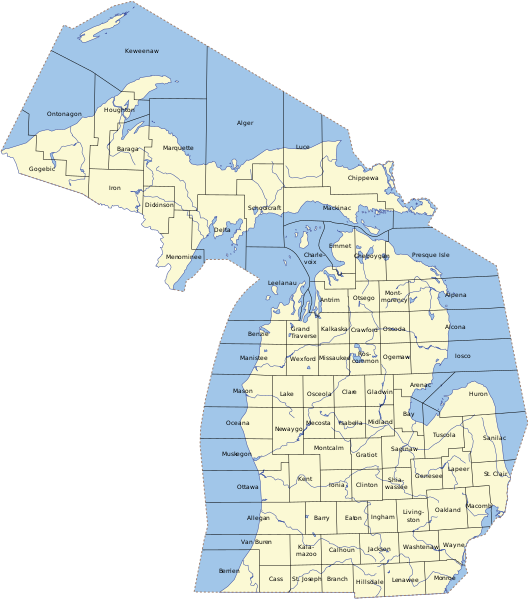 ملف:MichiganCounties.svg