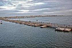 الجسر العائم في قضاء شط العرب