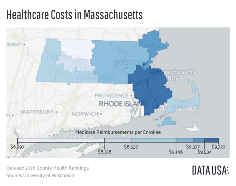 ملف:Healthcare Costs in Massachusetts - Averaged by Medicare Reimbursements per Enrollee.png