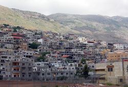 Majdal Shams, a Druze village in the Golan Heights