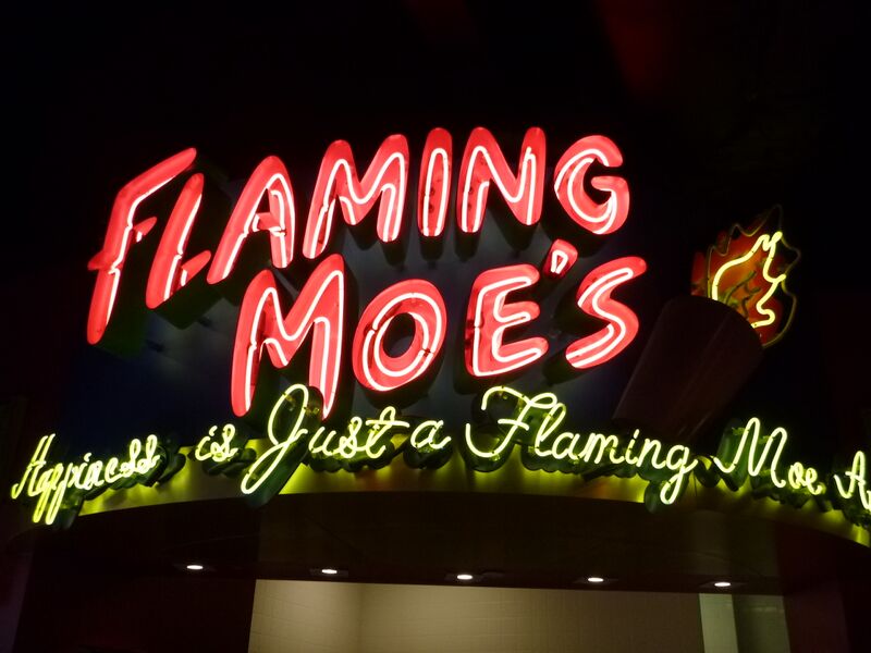ملف:Flaming Moe sign.JPG
