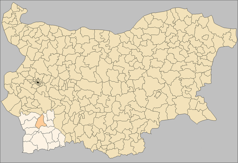 ملف:Razlog Municipality Bulgaria map.png