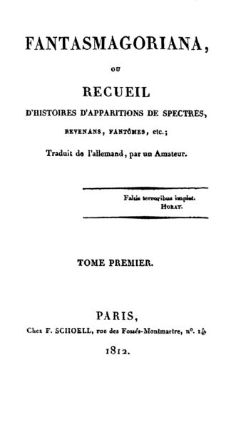 ملف:Fantasmagoriana title page.jpg