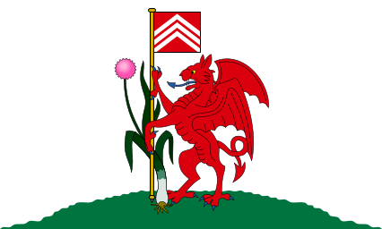ملف:Flag of Cardiff.svg