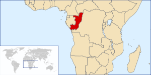 Location of جمهورية الكونغو
