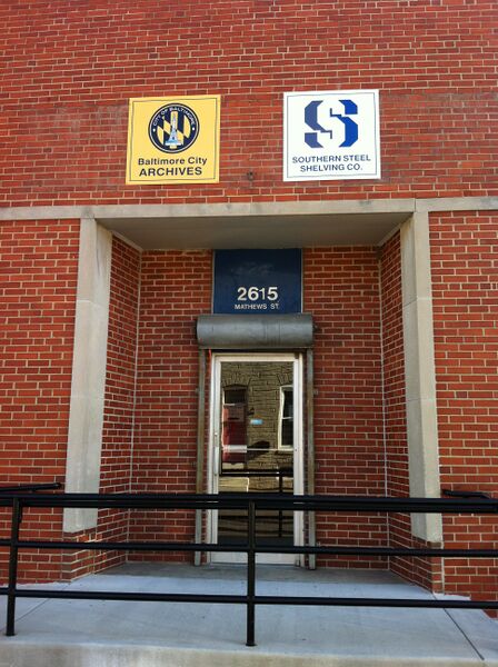 ملف:Baltimore City Archives.JPG