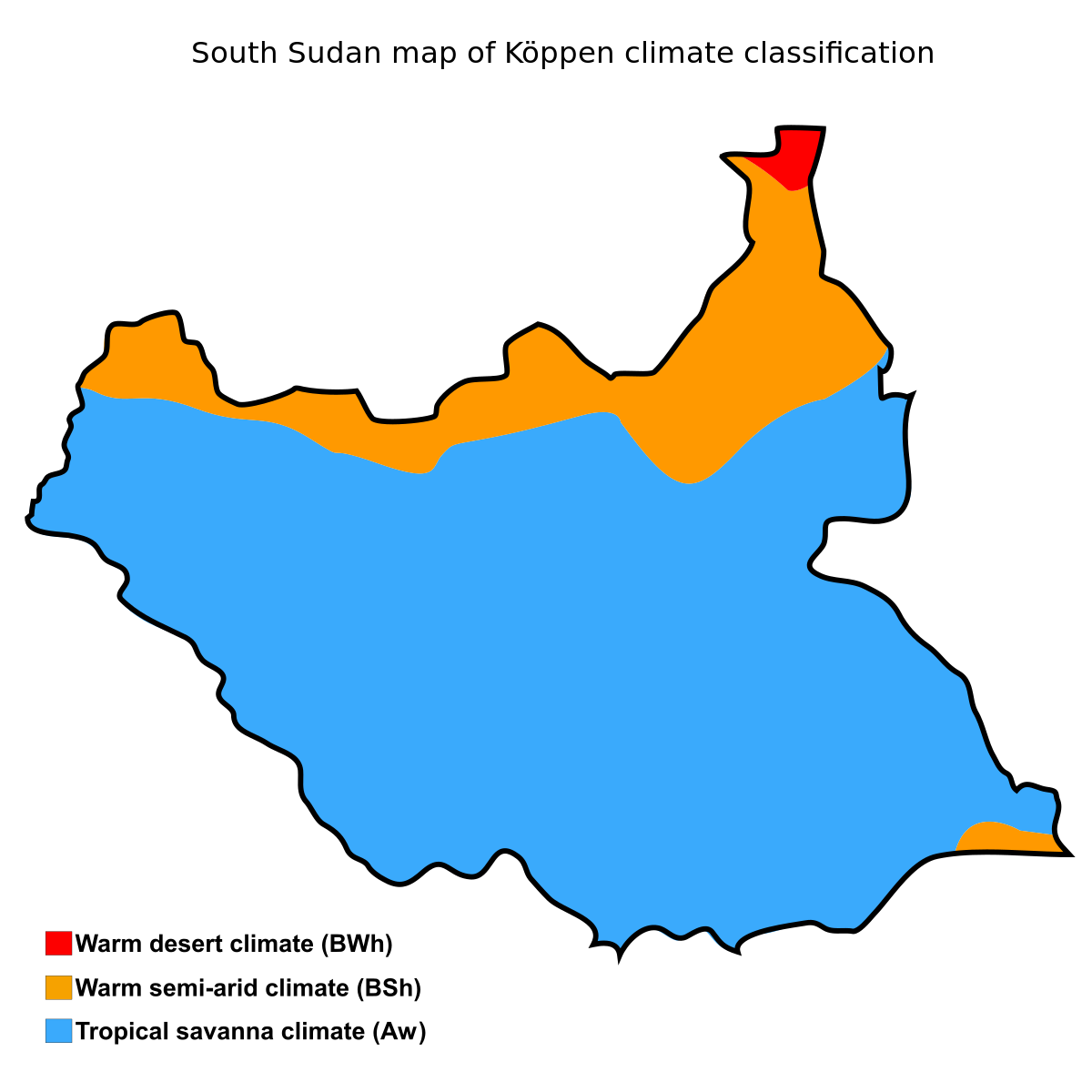 ملفSouth Sudan map of Köppen climate classification.svg المعرفة