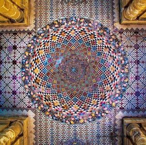 دائرة فسيفساء.