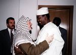 عرفات والرئيس التشادي، أبريل 1999.