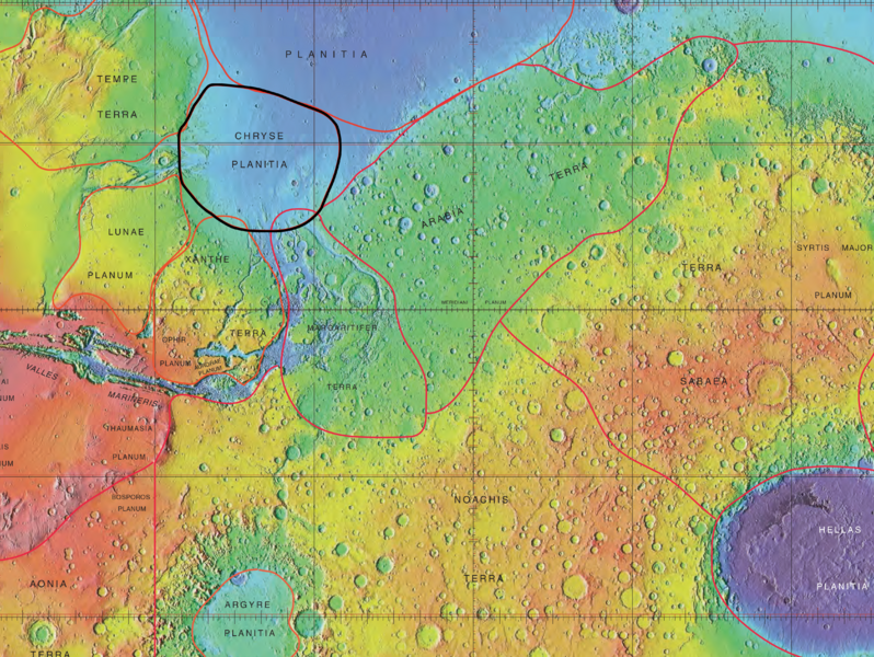 ملف:Chryse Planitia Map Relative.png