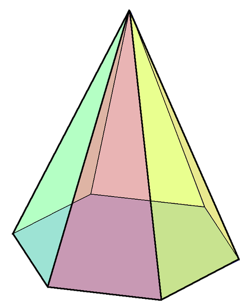 ملف:Hexagonal pyramid.png