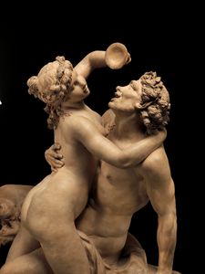 The intoxication of wine by Claude Michel (Clodion), terra-cotta, 1780s-90s