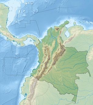 Topography of Colombia, highly variable per department