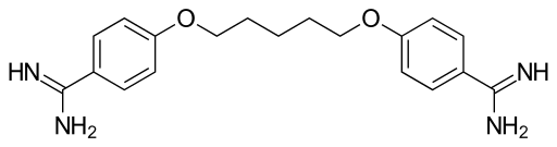 ملف:Pentamidine-skeletal.svg