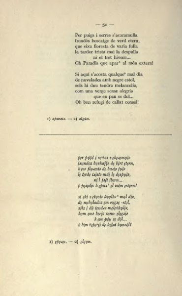 ملف:Textes catalans avec leur transcription phonétique (1915).djvu