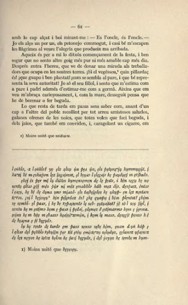 ملف:Textes catalans avec leur transcription phonétique (1915).djvu