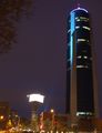Selçuklu Tower at night