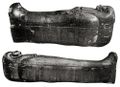 Second and inner coffins of Yuya.