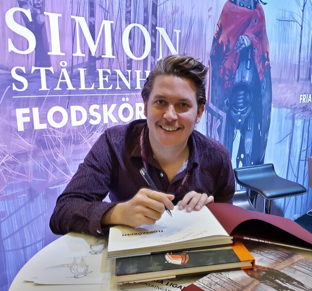 ملف:Simon Stålenhag bokmässan 2016.jpg