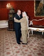 ياسر عرفات والرئيس النمساوي، يوليو 1997.