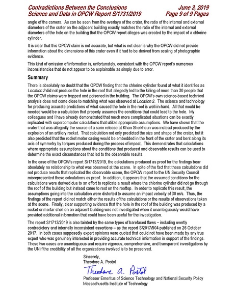 ملف:Contradictions-Between-the-Conclusions-Science-and-Data-in-OPCW-Report-S 1717 2019 June-3-2019 .pdf