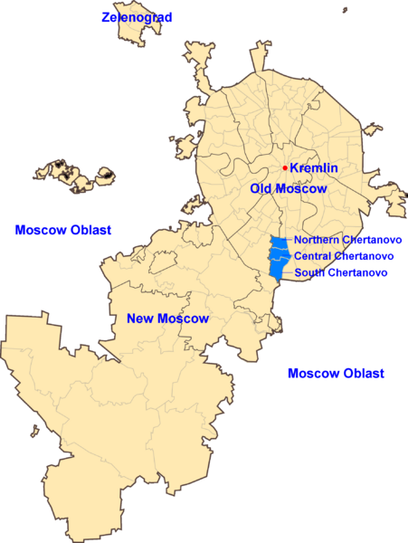 ملف:Chertanovo on Moscow map.PNG