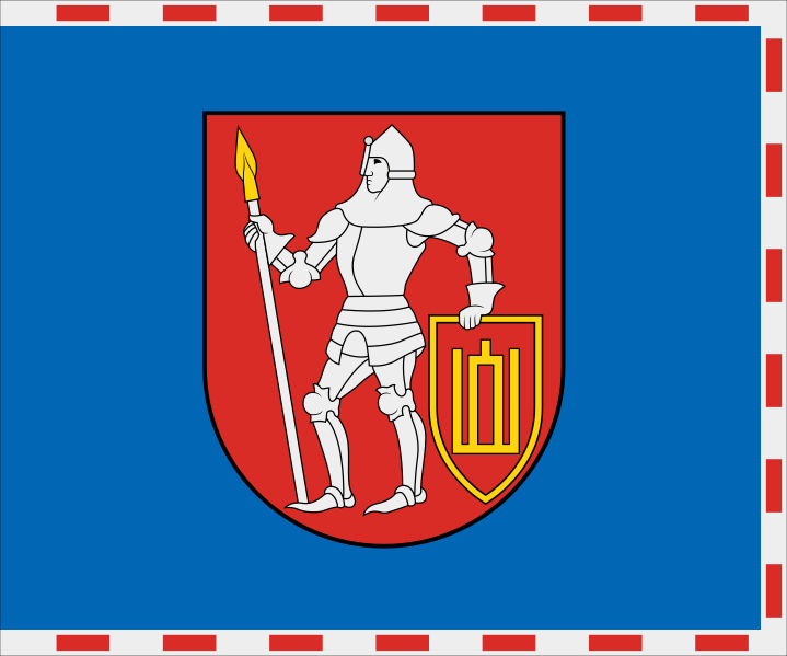 ملف:Flag of Trakai district.svg